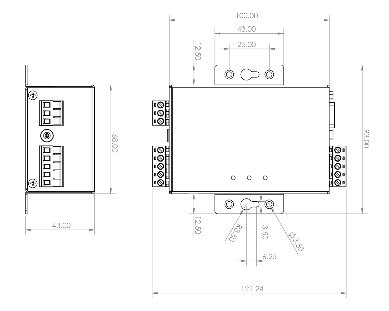 SWR485 Bộ chuyển đổi RS232 sang 485/422